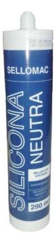Silicona Neutra Universal Café Claro 290 Ml. Sellomac 6 Un.