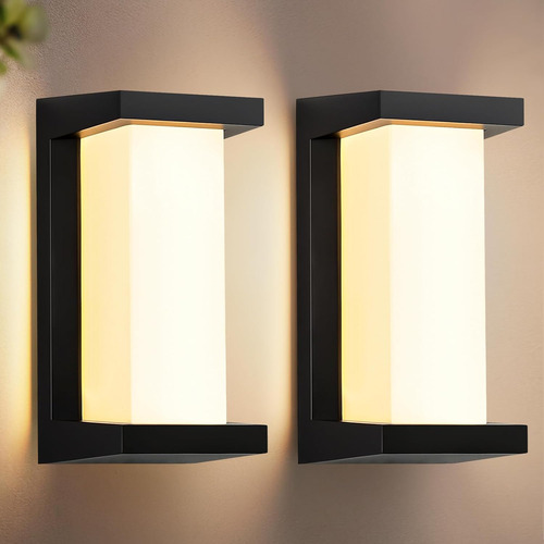 Luces De Pared Para Exteriores Led Con 3 Colores Intercambia