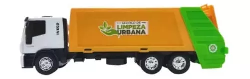 Brinquedo Caminhao Iveco Tector Coletor Limpeza Urbana Usual