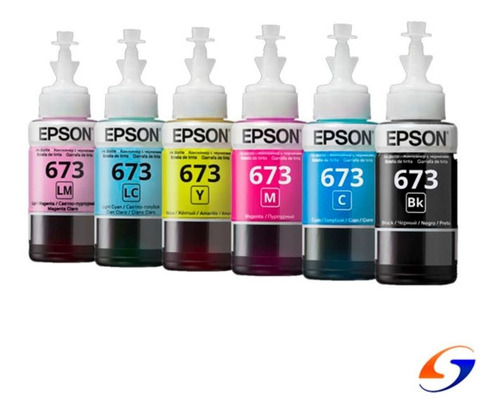 Cartucho Impresora Epson T673 L800 Original Serviciopapelero