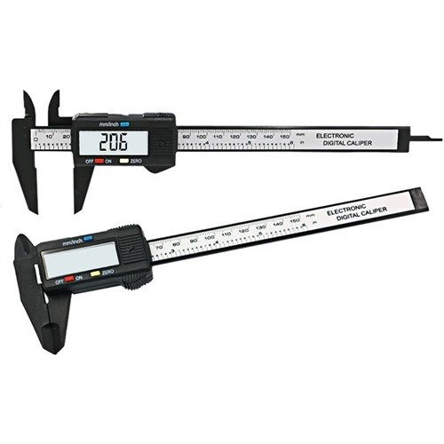 Calibrador Digital Vernier Fibra De Carbono 150mm + Pila