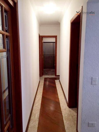 Apartamento Com 3 Dormitórios À Venda, 129 M² Por R$ 650.000,00 - Parque Das Nações - Santo André/sp - Ap3308