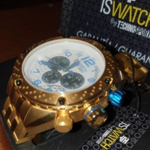 Reloj Technosport Color Dorado 100% Original 