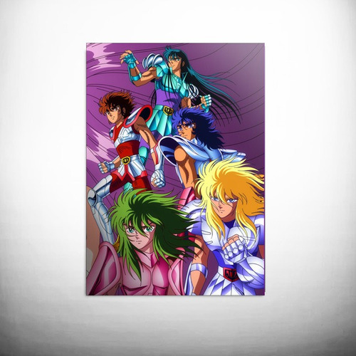Poster Adesivo Anime Cavaleiros Do Zodíaco Cdz