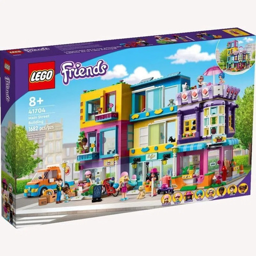 Brinquedo Lego Friends 1682pcs Predio Da Rua Principal 41704