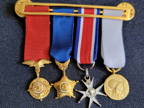 Miniatura De Medallas Comandante Armada De Chile 