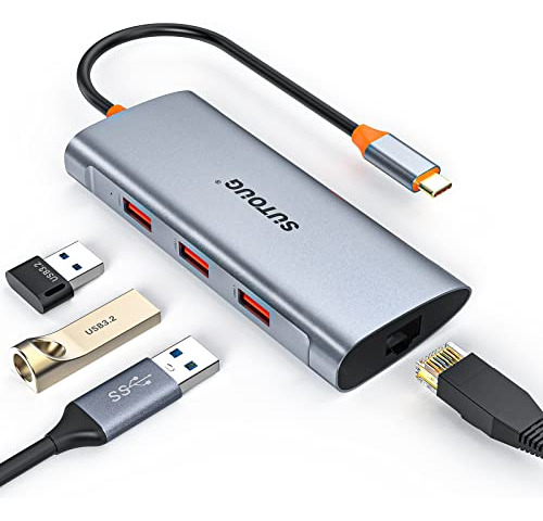 Pack 4 En 1 Usb C Hub - Adaptador Superspeed 10gbps