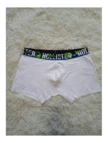 Boxer Blanco Marca Hollister Para Caballero Talla L (grande)