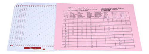 20 Tarjetas Perforadoras Para Máquina De Tejer, 20 Unidades