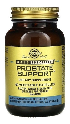 Solgar | Prostate Support | Soporte Próstata | 60 Veg Caps