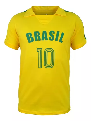 Camisa Brasil Torcedor Verde e Amarelo Braziline Masculina