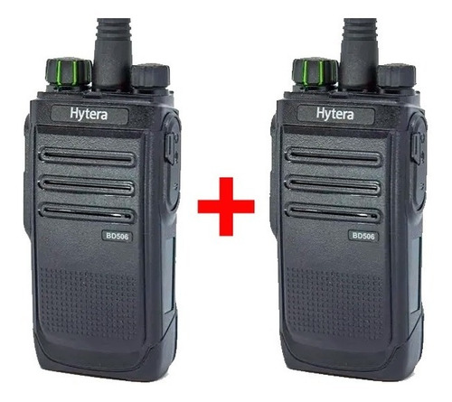 Kit 2 Rádios Comunicador Hytera Bd 506 - Vhf - Com Nf
