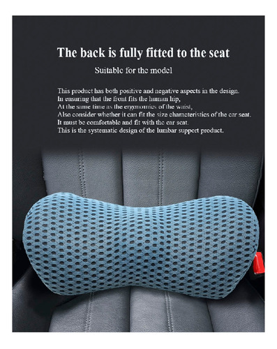 Almohada Lumbar De Espuma Viscoelástica De Rebote Lento Para