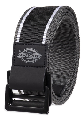 Dickies Cinturón De Tela Casual Para Hombre, Negro -