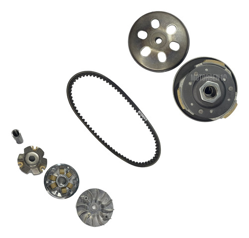 Kit Banda Clutch Y Centrifugo Motoneta Italika Ws150 W150