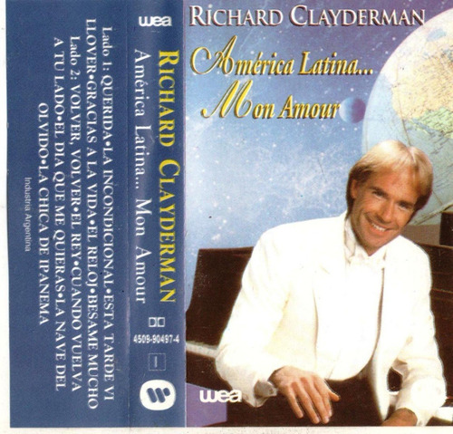Cassette De Richard Clayderman América Latina Mon Amour