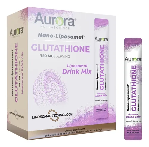 aurora nutrascience mega liposomal glutathione Micro-Pack+, Glutathione, 30 Packets, 0.46 fl oz (13.5 ml) Each Aurora Nutrascience Glutathione, 60 Capsules