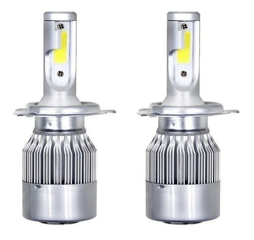 Kit Faros 2 Faros Led Cob Focos C6 H7 H1 H3 Tipo Xenon