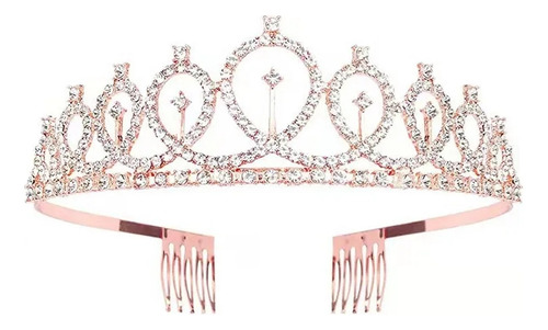 3corona Accesorios Para Cabello Cumpleaños Decoración Fiesta Oro Rosa Oro Plata Heaimo
