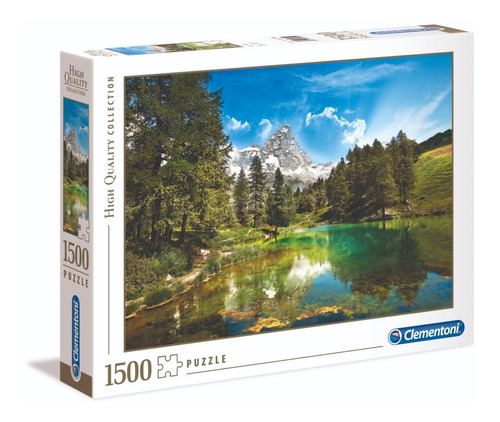 Lago Azul Alpes Matterhorn Rompecabezas 1500 Pz Clementoni