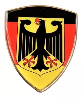 Emblema Deutschland Alemania Volkswagen Escudo Metalico Vw