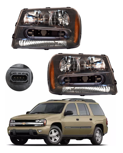 Faros Trail Blazer 2002 2003 2004 2005 Nuevos