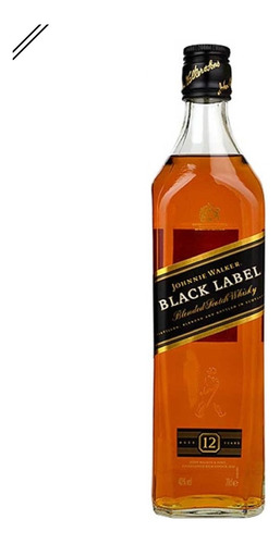 Johnnie Walker Black Label, 1 Litro - Sin Estuche Individual