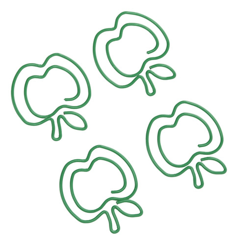 Clip Decorativo Para Papel, 100 Unidades, Con Forma De Fruta