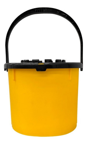 Cubeta Con Exprimidor 17l Amarilla Con Impresión