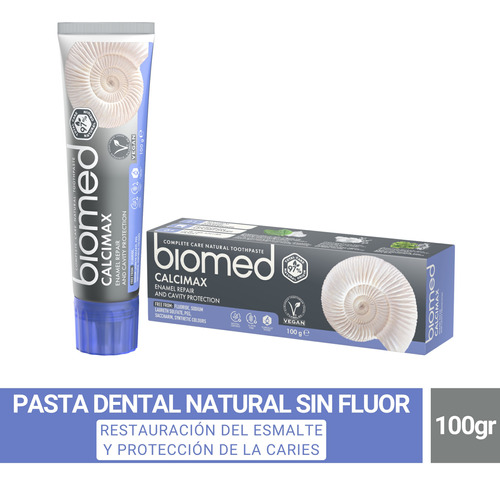 Pasta Dental Natural Anti Caries Biomed Calcimax 100g