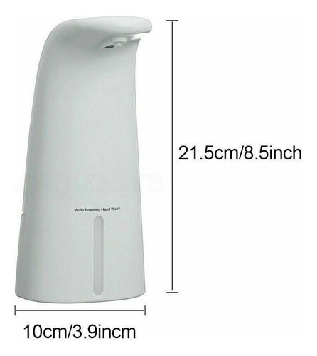 Dispensador De Jabón Con Sensor De Infrarrojos De 250 Ml Par