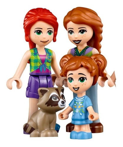 Imagem 4 de 8 de Lego Friends Para Menina Casa Da Floresta 326 Peças - 41679