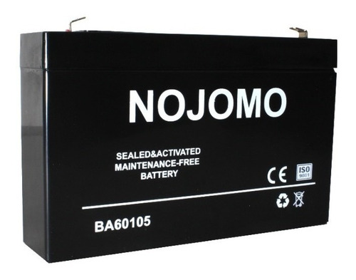 Bateria Recargable Para Sistemas De Alarma 6v 7ah