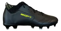 Comprar Botines De Futbol Con Tapones Negros Soft Art. 312 Pasto 11