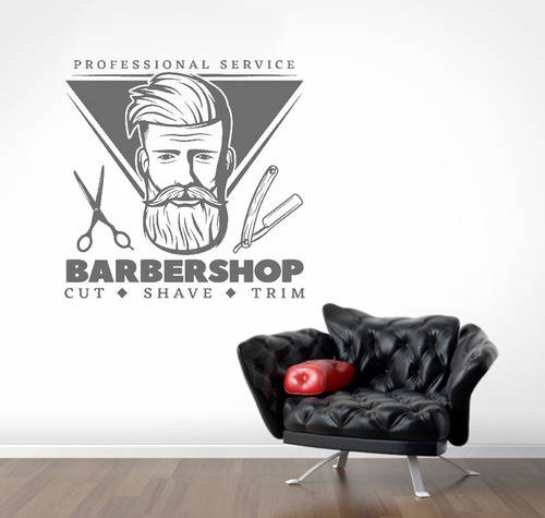 Vinilo Decorativo Salón Belleza Barbershop