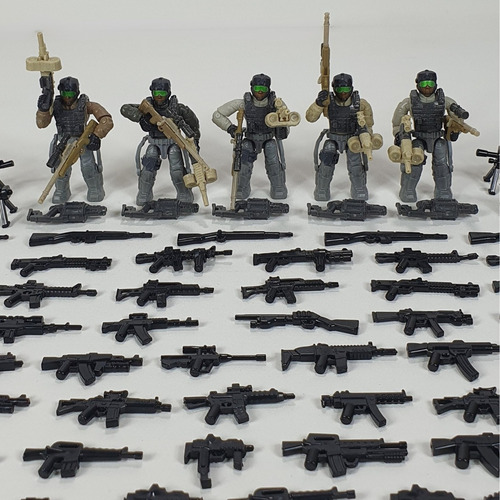 Call Of Duty Mega Construx Atlas Rifle Metralleta Lote Armas 200 (Usado)
