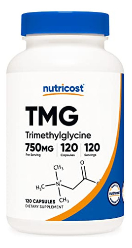 Suplemento Nutricost Tmg 750 Mg 120 Cápsulas