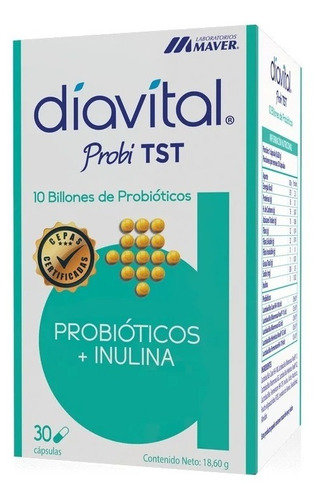 Maver Diavital Probi Tst 10 Billones De Probióticos 30und