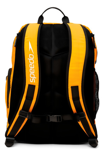 Mochila Speedo Teamster 2.0 Resistente Para Nadadores Unisex Color Naranja Diseño de la tela Liso