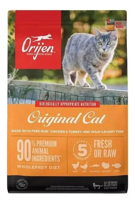 Orijen Alimento Seco para Gato Mix Pollo Pavo Bolsa 1.8kg