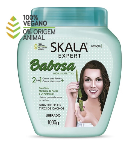 Pote Skala 1 Kg Babosa Para Rulos Hidronutritiva Liberada