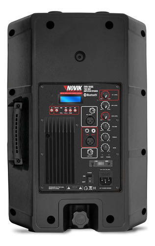 Parlante Novik Neo EVO-160X con bluetooth negro 220V