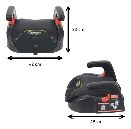 Assento Protege Fix Preto Burigotto Preto