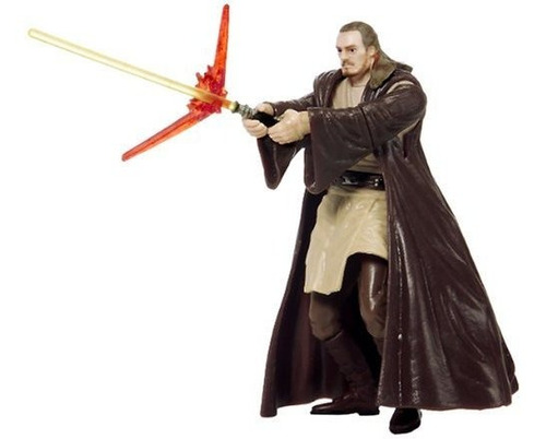 Star Wars: Episodio 1 Qui-gon Jinn Maestro Jedi Figura De Ac