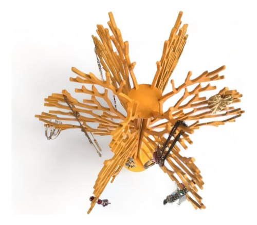 Árbol Joyero Mdf Color Naranja