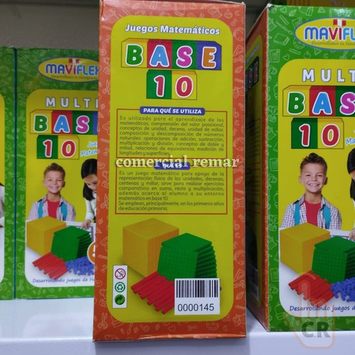 Multibase 10 Juego Didáctico En Caja 121 Piezas