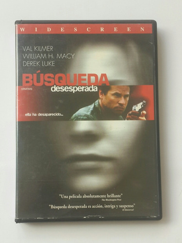 Busqueda Desesperada - Val Kilmer - Dvd Original - Germanes