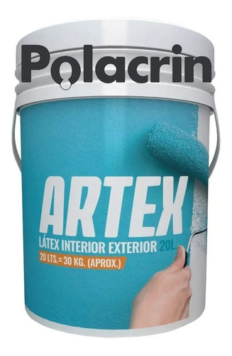 Imagen 1 de 7 de Pintura Latex Interior Exterior Artex Polacrin 20l Pintumm