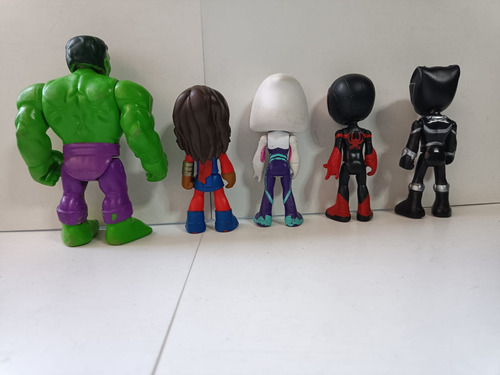 Lote 5 Figursa De Spidey And His Amazing Friends Hasbro (Usado)
