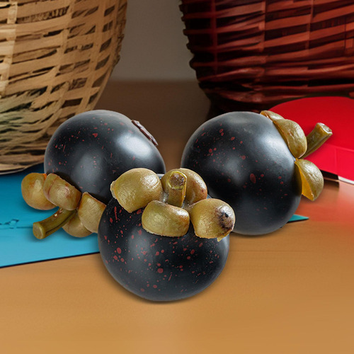 3 Uds Frutas Artificiales Simulación De Frutas Modelo